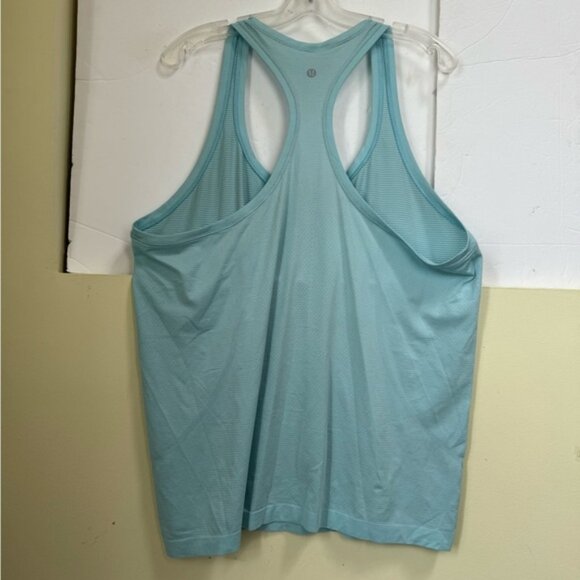 Lululemon Swiftly Tech Racerback Tank Top 2.0 Stretch 2022 Race Run Light Blue - Picture 3 of 11
